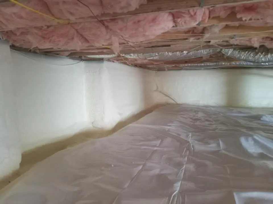 Crawl space encapsulation with closed-cell spray foam for Roof Maintenance in Bladensburg